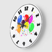 Horloge Ballons de Fête (Angle)