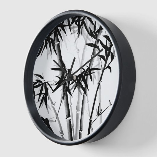 Horloge Bambou (Angle)