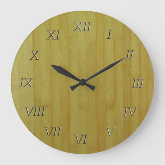 Horloge - Bambou (Recto)