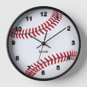 Horloge Baseball Large Clock (Recto)