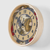 Horloge Baseball vintage (Angle)