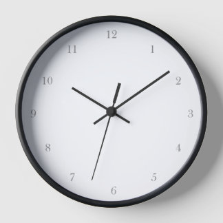 Horloge Baskerville Old Face Minimaliste Classique Simple