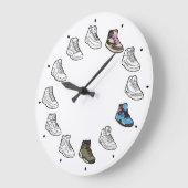 Horloge basket en acrylique (Travis Collabs) (Angle)