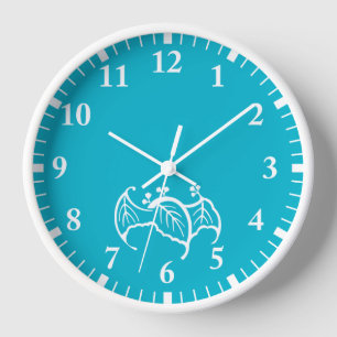 Horloge Bat-shaped paulownia