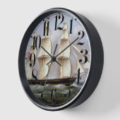 Horloge Bateau à voile Woolloomooloo 1850 (Angle)