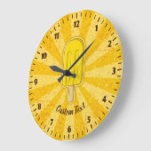 Horloge bâton de glace au citron (Angle)