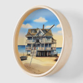Horloge Beach House sur le sable (Angle)