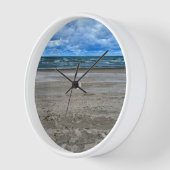 Horloge Beach Scene Wall Clock (Angle)