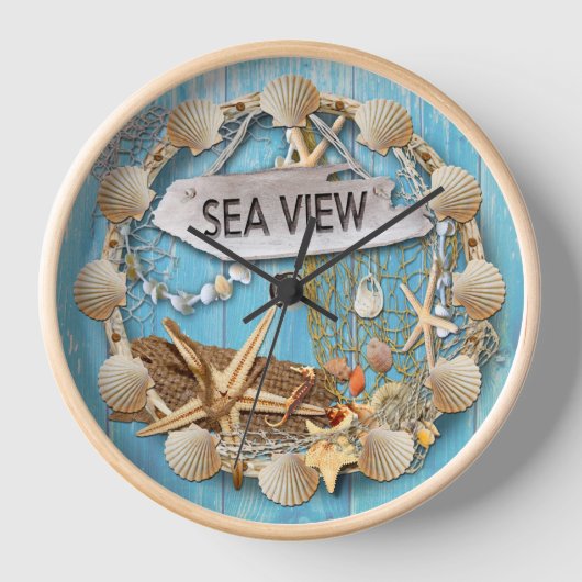 Horloge Beach, Sea View, Beach Themed (Recto)