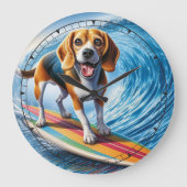 Horloge Beagle de surf lunaire (Recto)