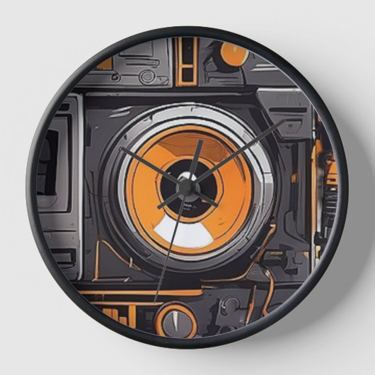 Horloge Beats intemporels : Lecteur de bande de cassette (Recto)