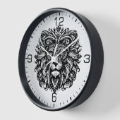 Horloge Beau Lion Tribal (Angle)