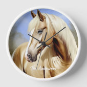 Horloge Beau Palomino Horse (Recto)