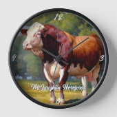 Horloge Beau taureau Hereford (Recto)