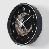 Horloge Beau visage dans la lune (Angle)