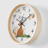 Horloge Beauté d'automne (Angle)