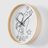 Horloge "Beauté de l'espace" (Angle)