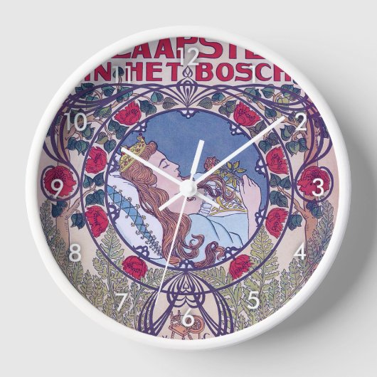 Horloge Beauté dormante, Art de couverture, Van Caspel (Recto)