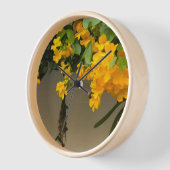 Horloge Beauté Fleur Dorée (Angle)