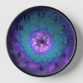 Horloge Beauté florale Abstraite Fleur d'art fractionnée c (Recto)