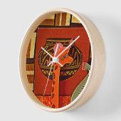 Horloge Beautiful amazing baby funny giraffe (Angle)