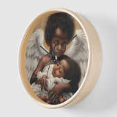 Horloge Bébé Anges (Angle)