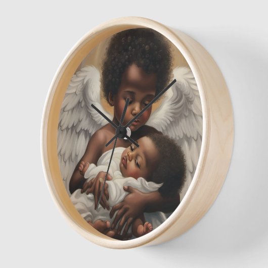 Horloge Bébé Anges (Angle)