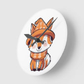 horloge bébé renard (Angle)