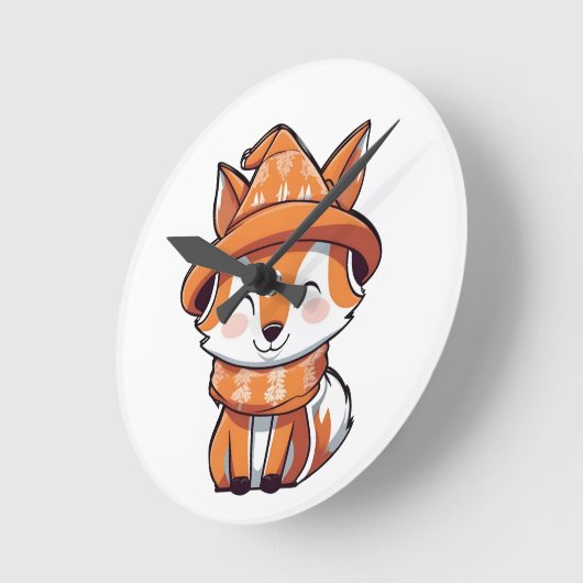 horloge bébé renard (Angle)