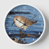 Horloge Bécasseau de Sable à sanderling mignon (Recto)