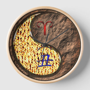 Horloge Bélier & Bœuf de Terre