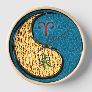 Horloge Bélier & Chèvre d'eau