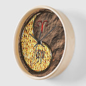 Horloge Bélier & Lapin de Terre (Angle)