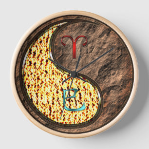 Horloge Bélier & Serpent de Terre