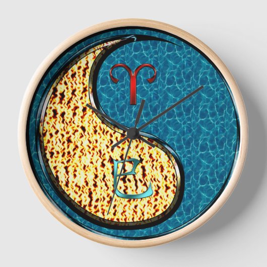 Horloge Bélier & Serpent d'eau (Recto)