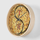 Horloge Bélier & Tigre de Feu (Angle)