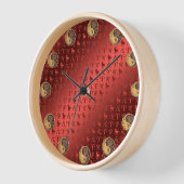 Horloge Bélier & Tigre de Terre (Angle)