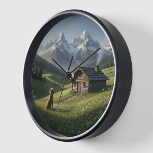 Horloge beutiful clock for people who loves nature (Angle)