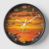 Horloge Bienvenue à la Maison de Sunset 2584 (Recto)