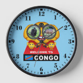 Horloge Bienvenue au Congo (Recto)