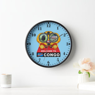 Horloge Bienvenue au Congo