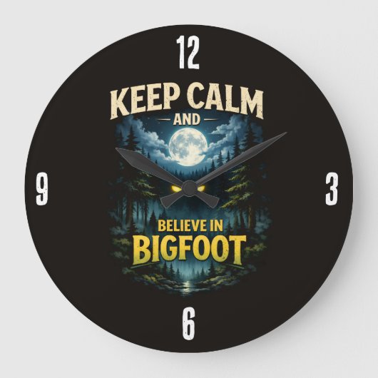 Horloge Bigfoot Sasquatch (Recto)