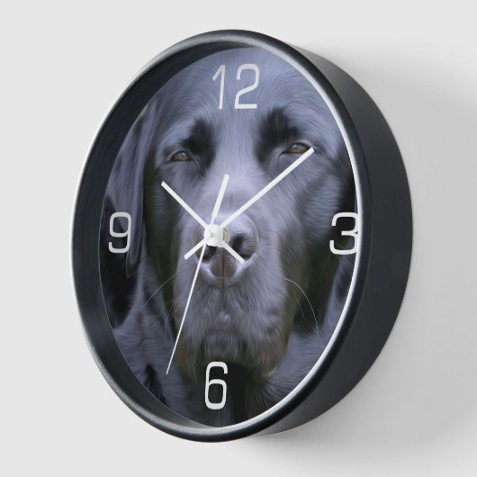 Horloge Black Labrador Retriever (Angle)