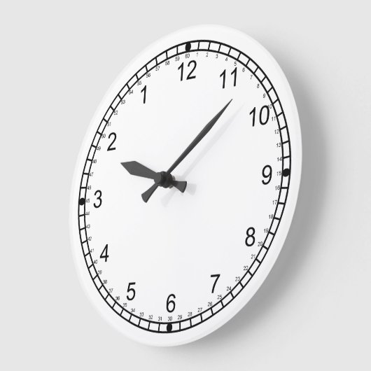 horloge blanche inverse (Angle)