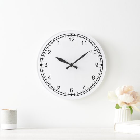 horloge blanche inverse (Maison)