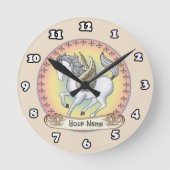 Horloge blanche Pegasus (Recto)