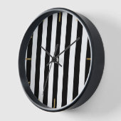 Horloge Blancs noirs (Angle)