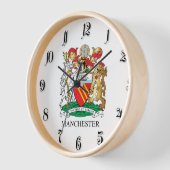 Horloge blason de Manchester (Angle)