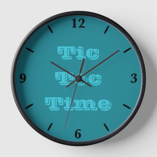 Horloge Bleu Cyan Turquoise Turquoise Printemps saison Cou (Recto)
