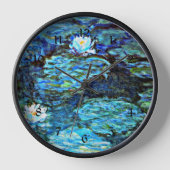 Horloge Bleu des nénes d'eau par Monet (Recto)